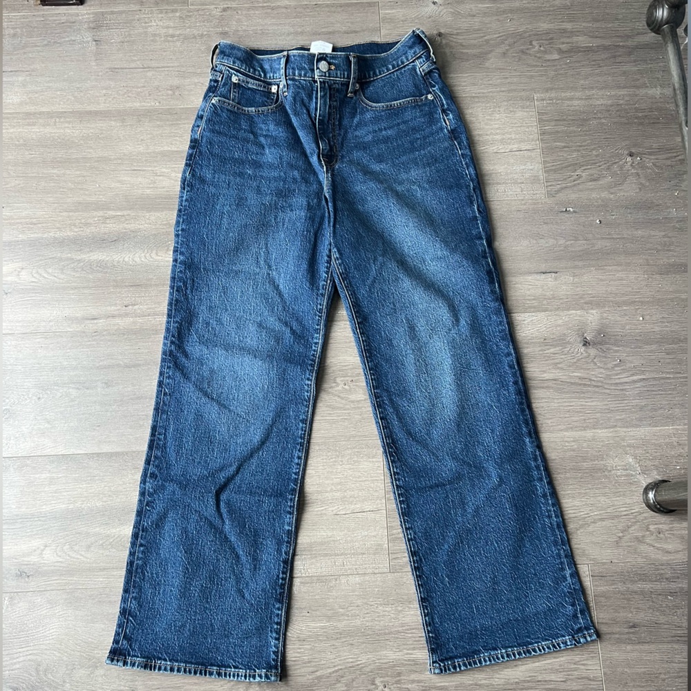 NWT! J. CREW Full Length Slim Wide-Leg Jeans​ - Picture 4 of 7